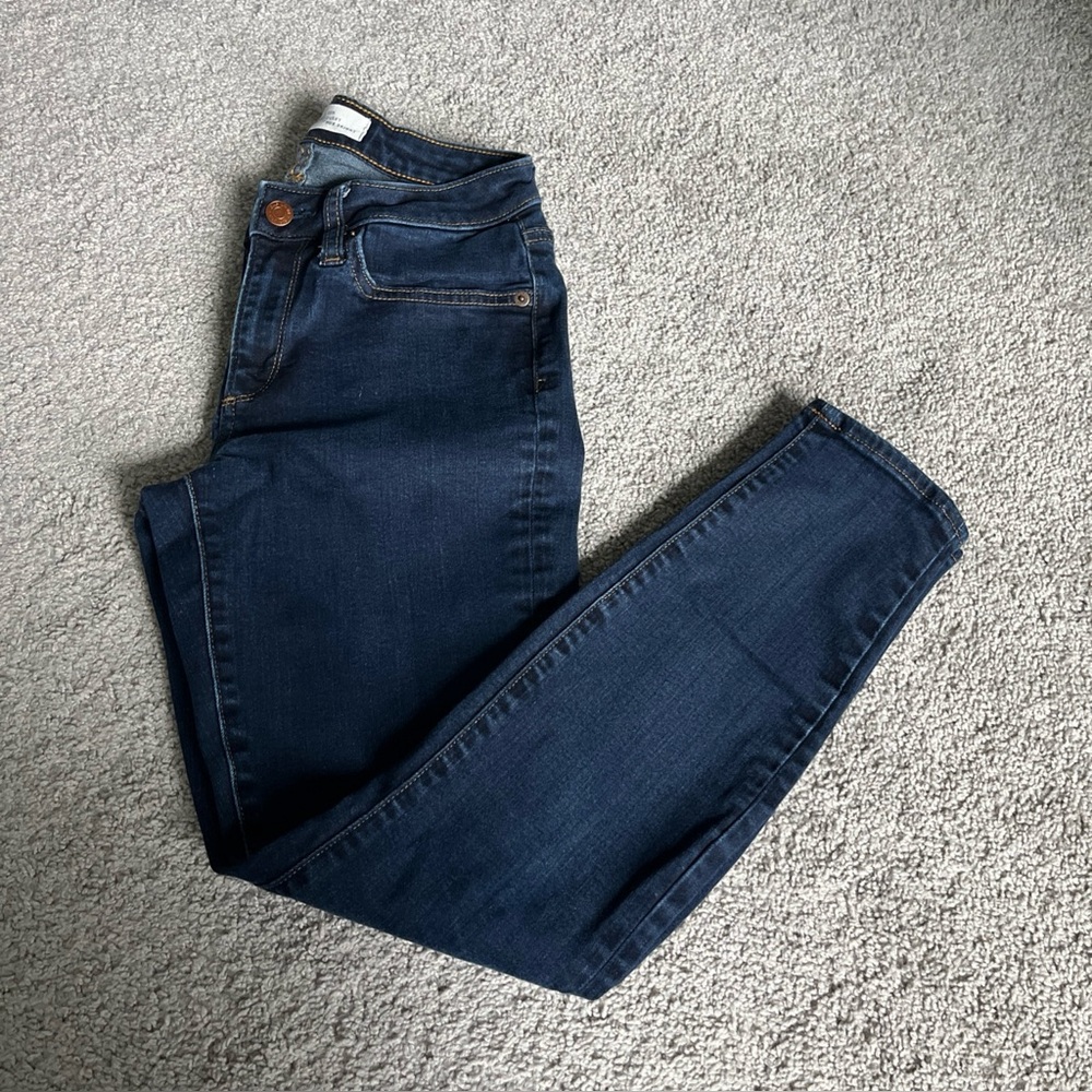 Gap Dark Wash Curvy True Skinny Jeans Size 27R